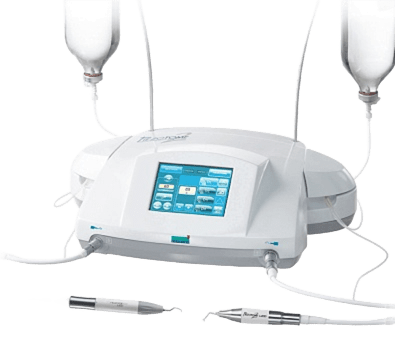 Хирургический аппарат Implant Center 2 piezotome с подсветкой в комплекте с имплантологическим мотором и наконечником для ультразвуковой хирургии