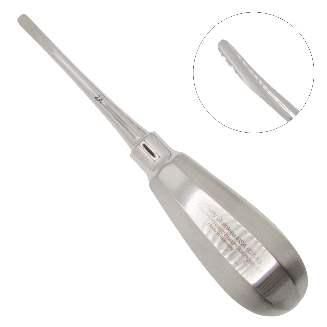 Изогнутый элеватор Bien №2 для верхних корней, 4 мм