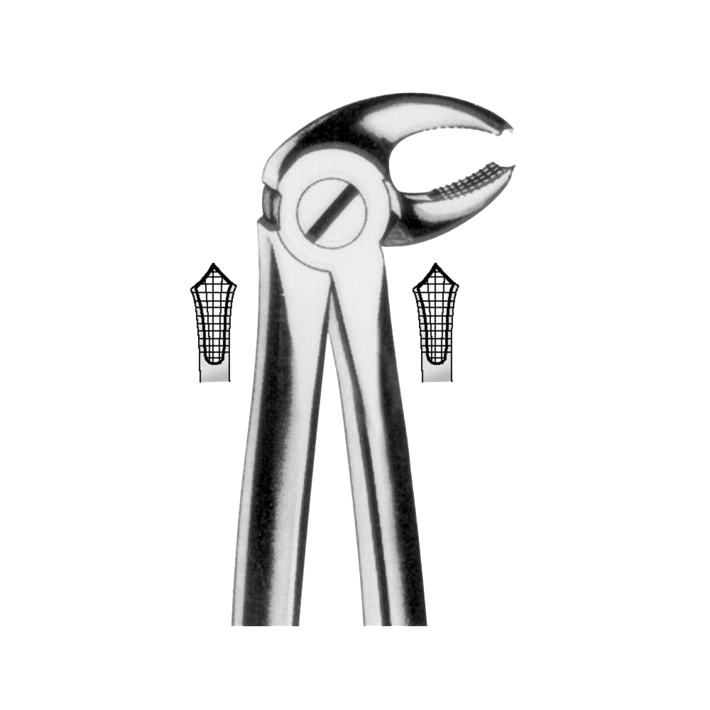 Щипцы №22 для удаления нижних моляров (36,37,46,47) английская форма, нескользящие губки