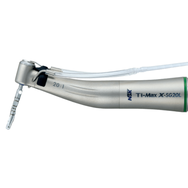 Угловой наконечник NSK 20:1 со светом и спреем X-SG20L
