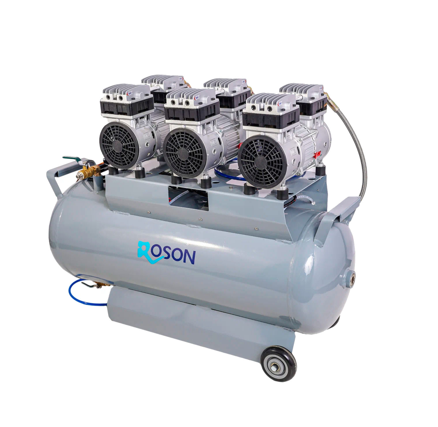 Безмасляный компрессор, без кожуха, без осушителя 240л/мин, ресивер 90л. RA-06