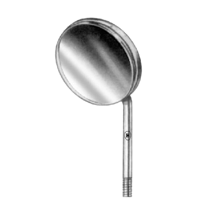 Стоматологическое зеркало №5 без увеличения Ø24 мм, Rhodium front, для ручки М2.5 уп/12шт