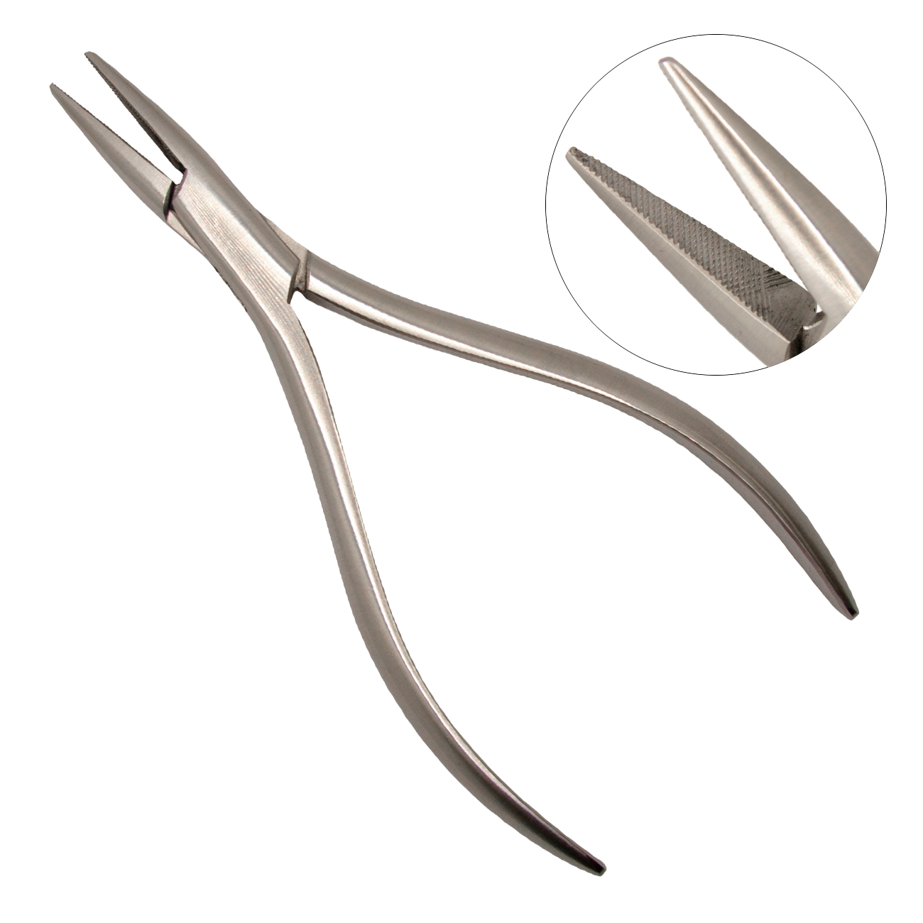 Плоскогубые щипцы для проволок и дуг до 0,7 мм/.028, 135 мм