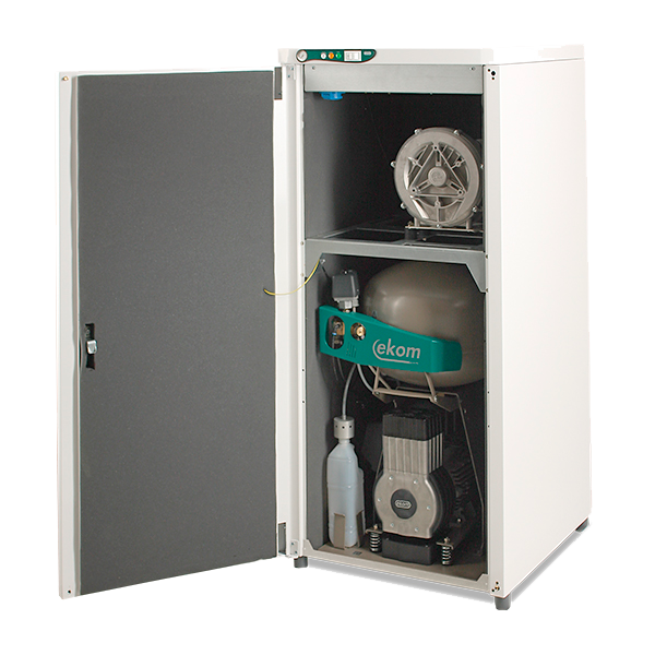 Компрессор с отсасывателем в одном корпусе DUO