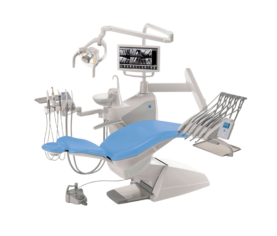 Стоматологическая установка c верхней подачей инструментов Stern Weber S200 Continental