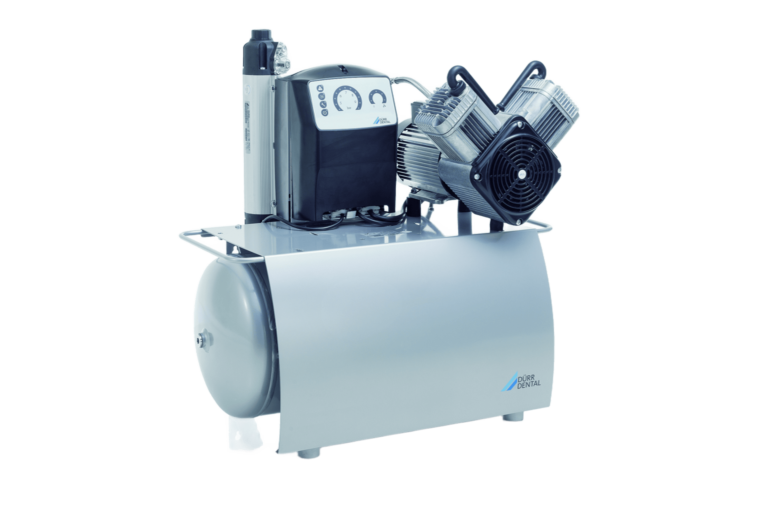 Компрессор с 2 агрегатами для 5-ти стоматологических установок (пониженное напряжение) Duo Tandem
