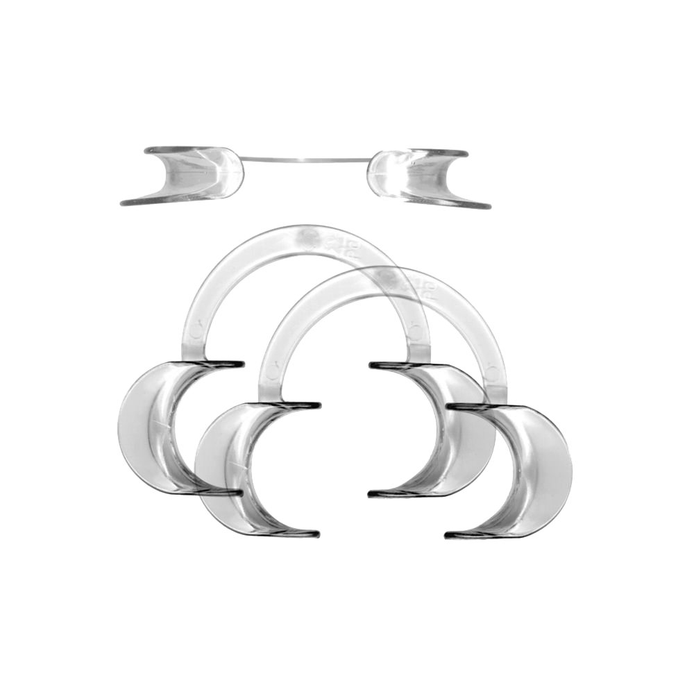 Автоклавируемый, самоудерживающий ретрактор губ и щек для детей, поликарбонат, 35/98/72мм пара/2 шт.