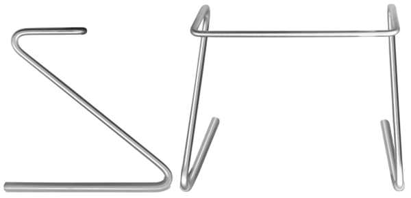 Подставка для щипцов Hünebeck длина 155 мм, высота 120 мм, 6 1/8 x 4 3/4