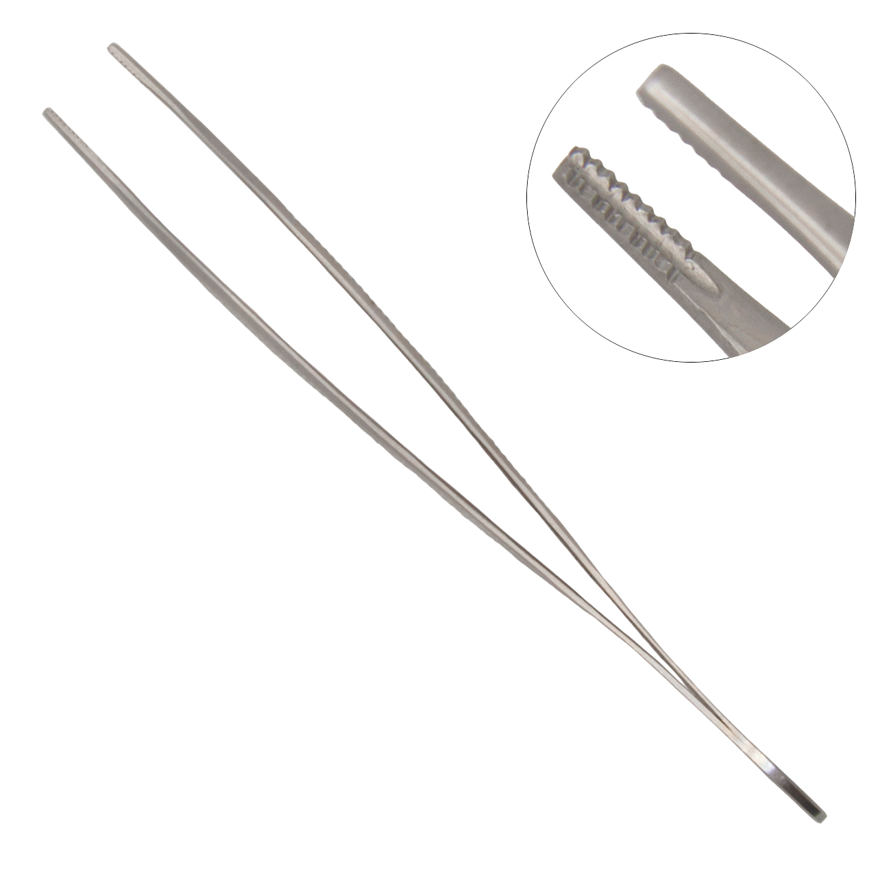 Хирургический прямой пинцет Adson-Brown, 120 мм