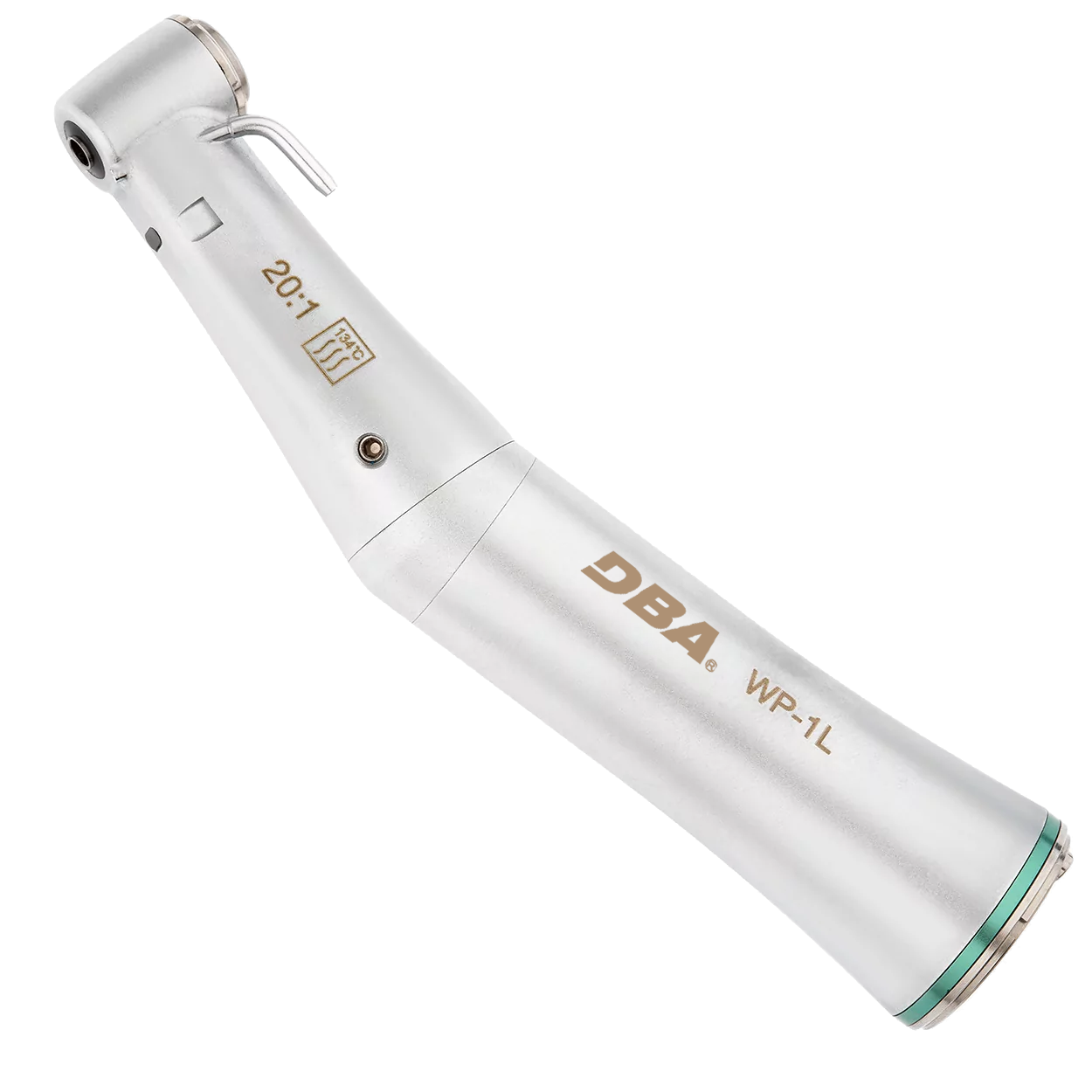 Угловой хирургический неразборный наконечник DBA WP-1L 20:1, с подсветкой, бор Ø 2,35 мм для Implanter LED