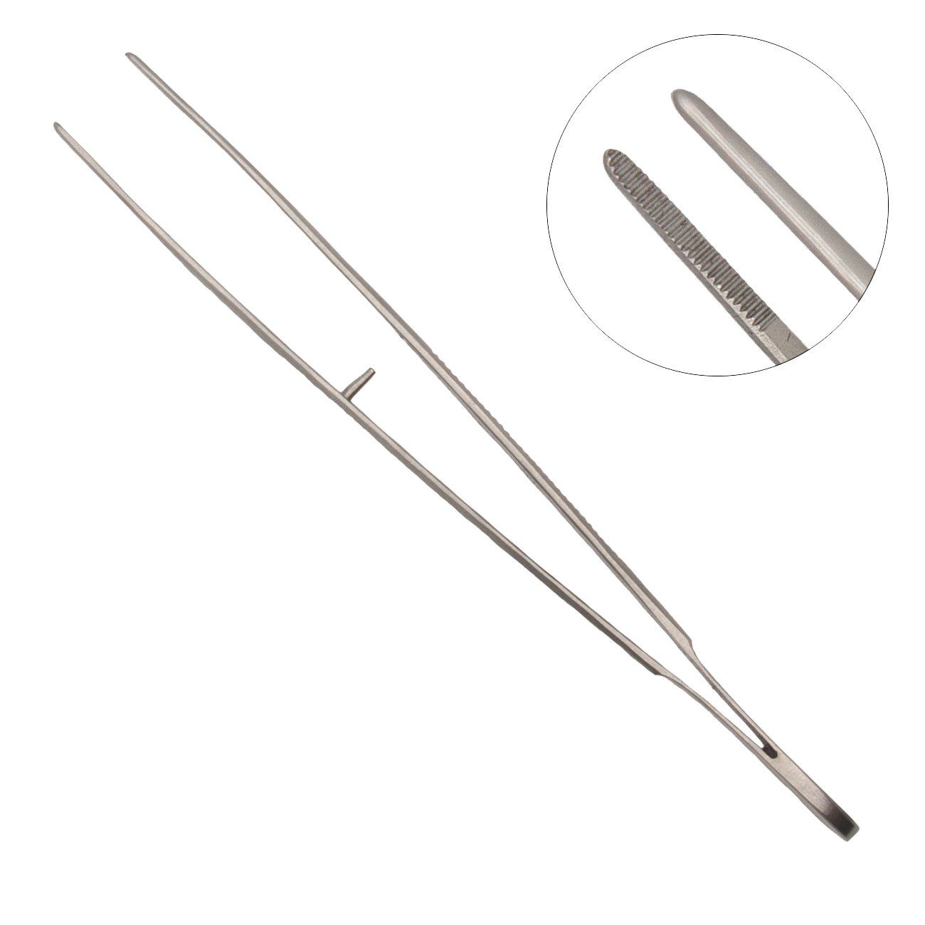 Анатомический прямой пинцет Semken, 120 мм