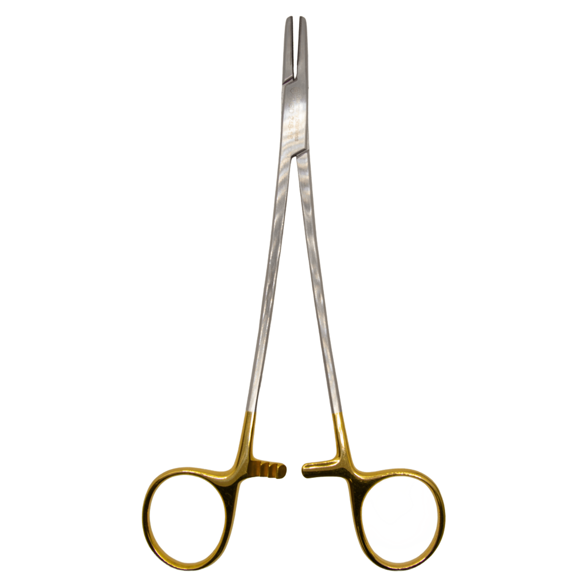 Зажим для шовной лигатуры (иглодержатель) Mayo-Hegar, твердосплавные вставки, 160 мм