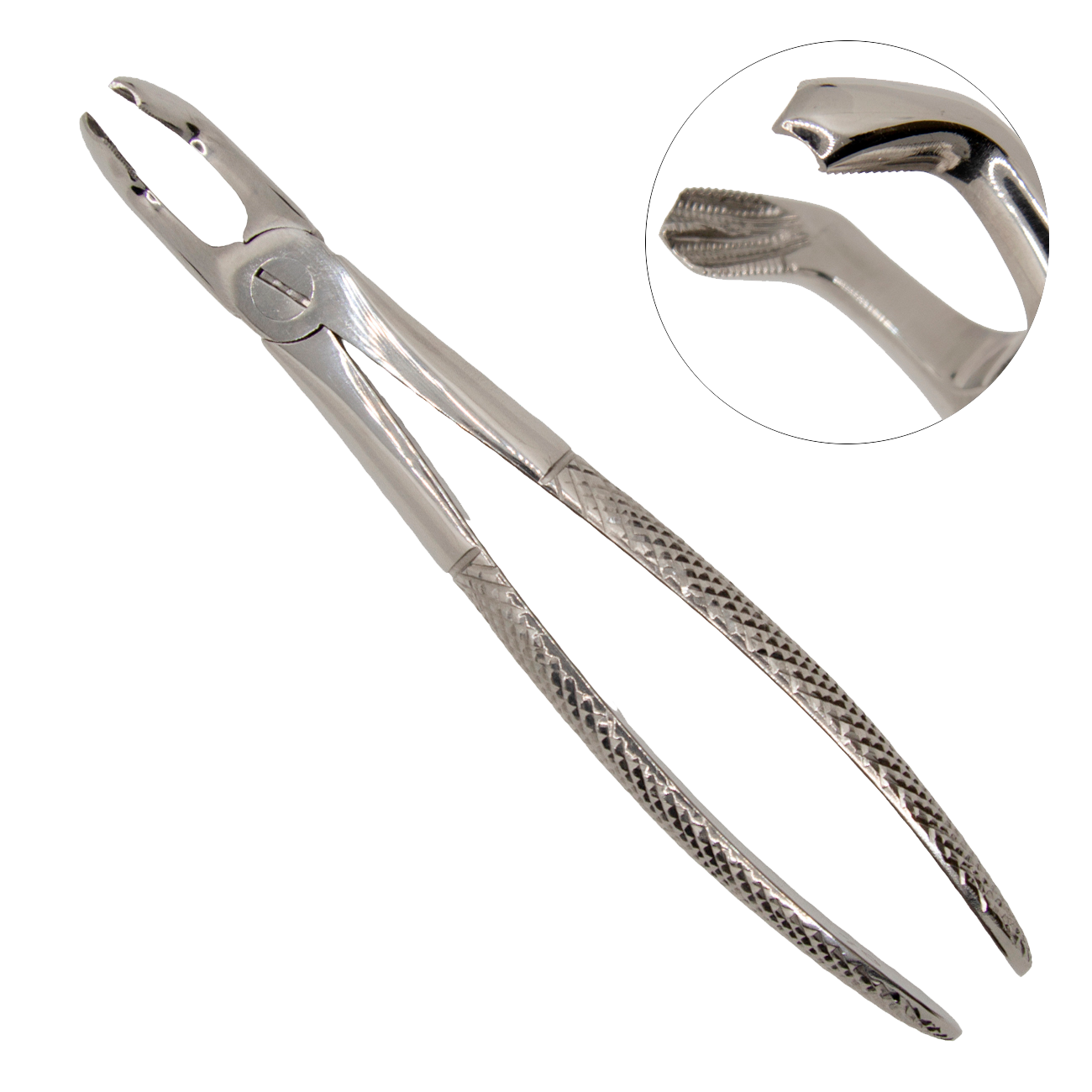 Щипцы №79 для удаления нижних третьих моляров (38,48), английская форма, нескользящие, облегченные губки