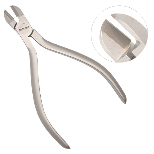 Ортодонтические щипцы  для проволочных лигатур, с углом наклона 15°, от 0,6 мм / 0,024 до 0,8 мм / 0,031, карбидные вставки, 130 мм