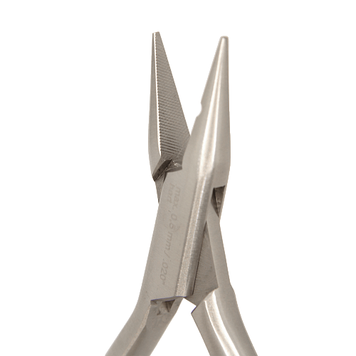 Плоскогубые щипцы для проволок и дуг до 0,7 мм / 0,028, 130 мм