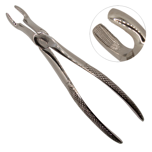 Щипцы №67 для удаления верхних третьих моляров (18,28) английская форма, нескользящие, облегченные губки