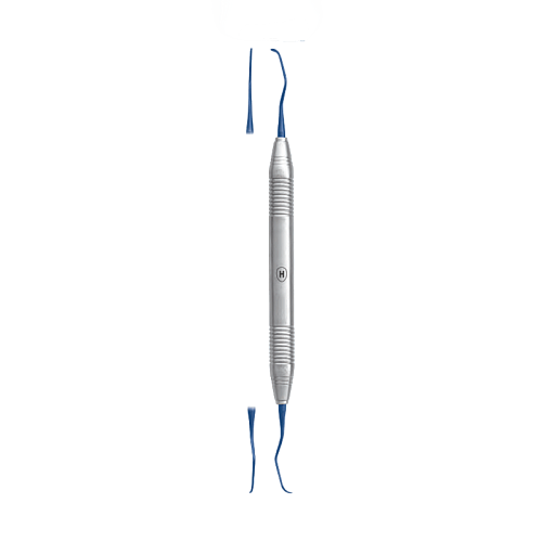 Двусторонняя титановая кюрета ImPlan Langer #5-6 для имплантов резцов