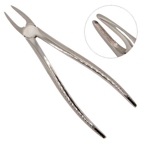 Щипцы №29 для удаления корней верхних зубов (12,22), английская форма, нескользящие облегченные губки