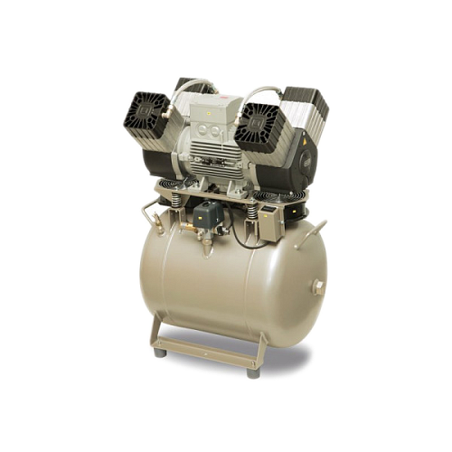 Компрессор EKOM для четырех стоматологических установок, с осушителем, без шкафа DK50 4VR/50/M