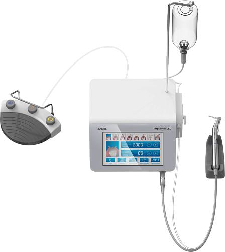 Аппарат стоматологический для хирургии со светом серии DBA, с принадлежностями IMPLANTER LED