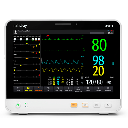 Система мониторинга физиологических показателей ePM 12