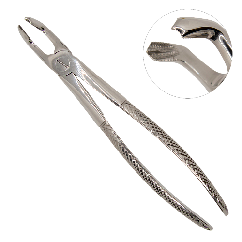 Щипцы №79 для удаления нижних третьих моляров (38,48), английская форма, нескользящие, облегченные губки