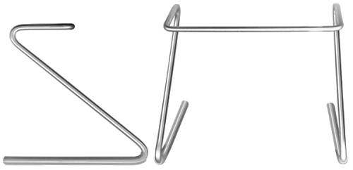 Подставка для щипцов Hünebeck длина 155 мм, высота 120 мм, 6 1/8 x 4 3/4