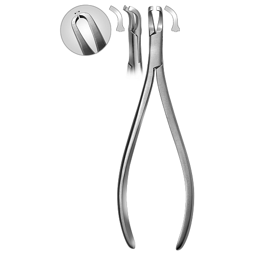 Щипцы Wilhelmy для снятия лингвальных брекетов, 170 мм