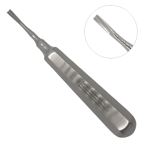 Прямой элеватор с подгибом Coupland №3 для верхних корней, 4 мм