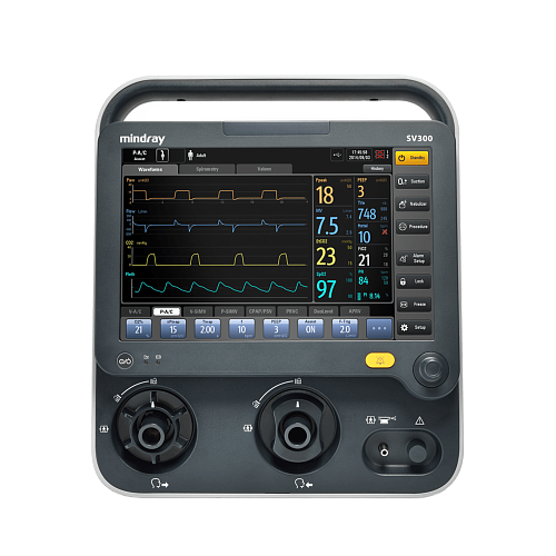 Аппарат искусственной вентиляции легких на тележке с увлажнителем SV 300