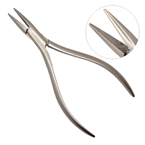 Плоскогубые щипцы для проволок и дуг до 0,7 мм/.028, 135 мм