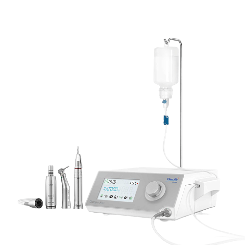 Многофункциональный физиодиспенсер CHIROPRO (Plus) для имплантологии и хирургии, мотор с охлаждением и угловым наконечником CA 20:1 L Micro-Series, LED подсветкой