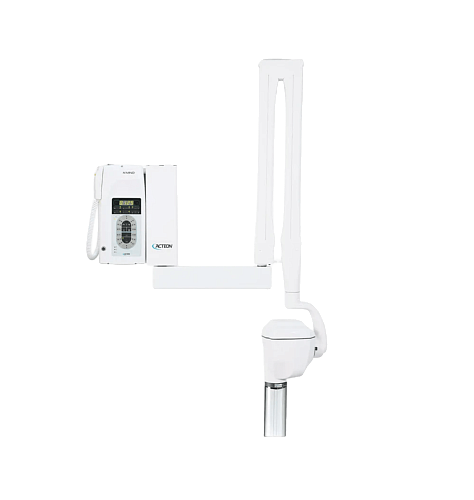 Цифровой высокочастотный настенный дентальный рентгеновский аппарат с плечом  X-Mind DC