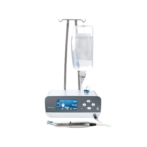 Аппарат для хирургии и имплантологии с подсветкой, проводная педаль, в комплекте с принадлежностями EXPERTsurg LUX