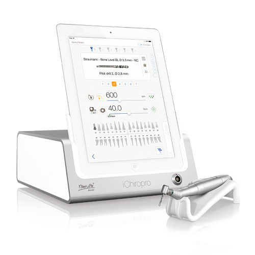 Многофункциональный физиодиспенсер iChiropro с угловым наконечником CA 20:1 L Micro-Series с подсветкой