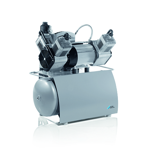 Компрессор DURR с тремя цилиндрами и ресивером Trio