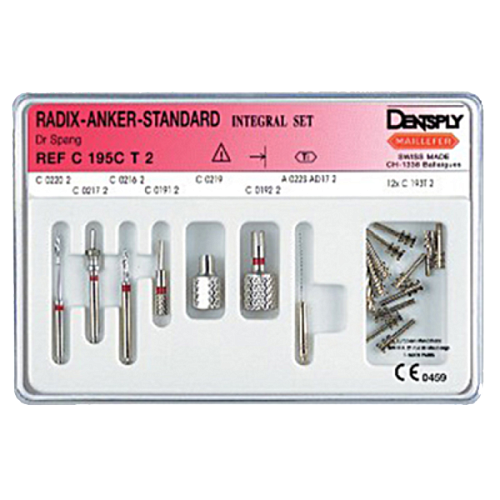 Анкерные штифты Radix-Anker Integral Set, компл/12штифтов, 7 инструментов