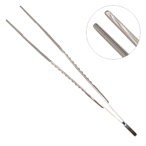 Анатомический прямой пинцет De Bakey, 150 мм