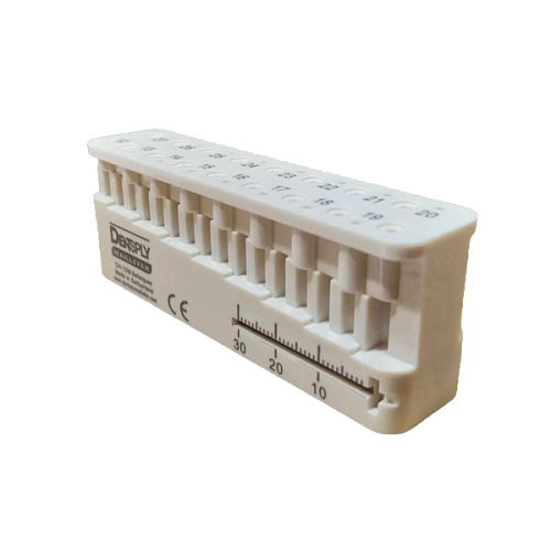 Алюминиевая автоклавируемая линейка для эндодонтических инструментов Endo M Block