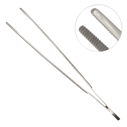 Анатомический прямой пинцет Standard, 115 мм