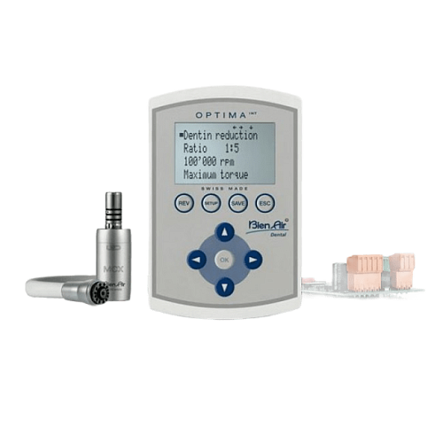 Электрический бесщёточный микромотор с оптикой и блоком управления OptimaINT MCX (2 шт.)
