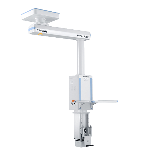 Потолочная, моторизированная консоль для подвода медицинских газов и электричества HyPort 9000