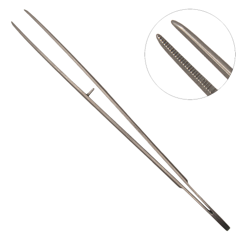 Анатомический прямой пинцет Standard, 150 мм, TITAN