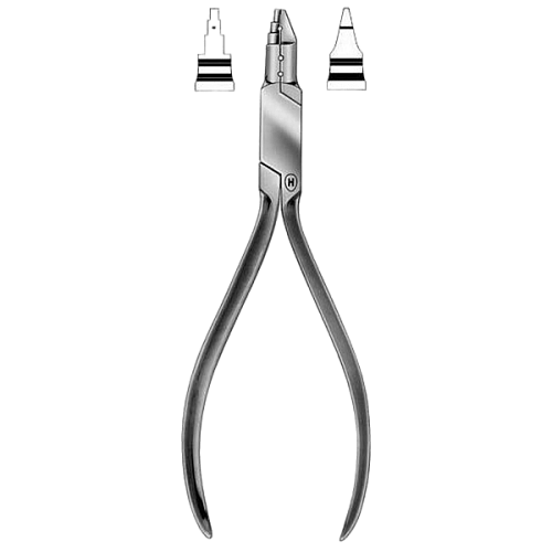 Ортодонтические щипцы Young для сгибания, петли для твердой проволоки до 0,7 мм, 130 мм