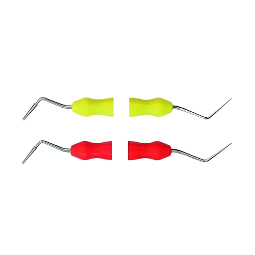 Инструмент для ручной конденсации гуттаперчи, двухсторонний: плагер и спредер