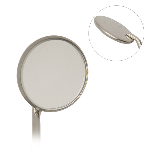 Увеличивающее стоматологическое зеркало №4 Ø22 мм, HAMSO, для ручки М2.5 уп/12 шт