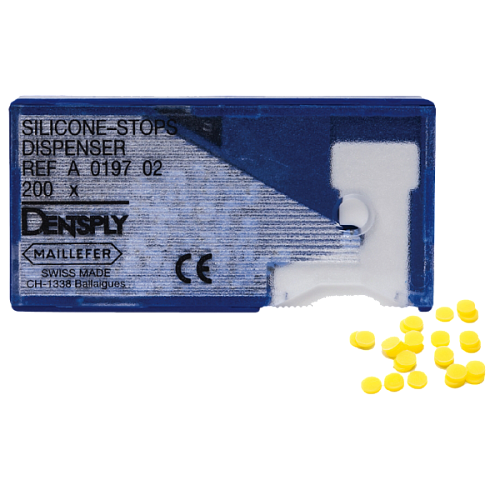 Силиконовые ограничители длины эндодонтических инструментов Silicone-Stops, уп/100шт