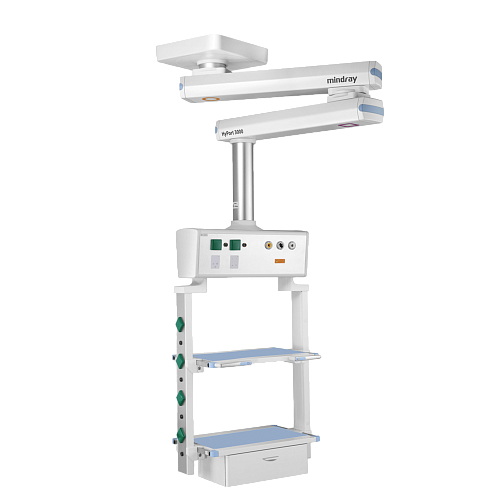 Потолочная, моторизированная консоль для подвода медицинских газов и электричества HyPort 3000