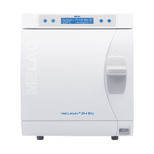 Паровой автоклав Vacuklav 24BL+ 29 л ø25×60 см с внешним водоснабжением и водокольцевым насосом