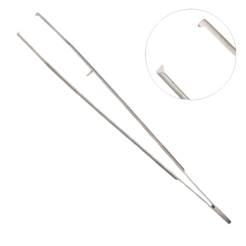 Микрохирургический прямой пинцет Gerald, 175 мм